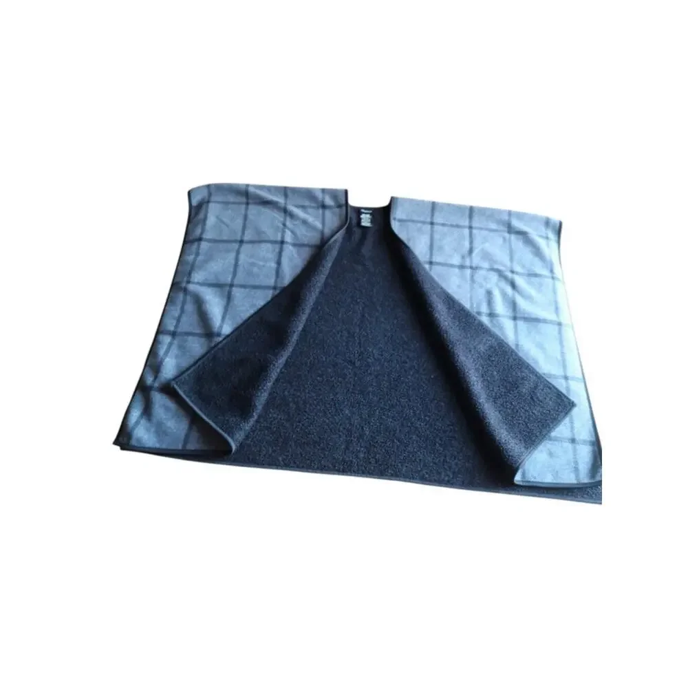 Ike Behar Grey Plaid Reversible Poncho Sherpa Wrap One Size Cozycore Loungewear